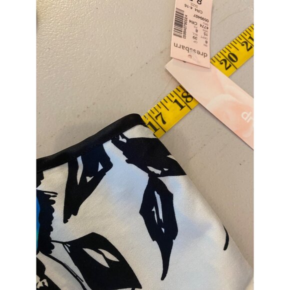 NWT Dressbarn Dress Floral Print Spaghetti Strap Fit & Flare Dress 8 Petite - Picture 9 of 12